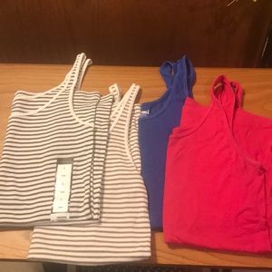 Lot of 4 tank tops